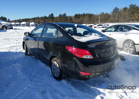 2016 Hyundai Accent Se из США, поврежденный, VIN KMHCT4AEXGU049467